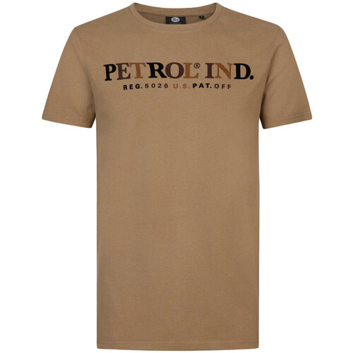 Textiel Heren T-shirts & Polo’s Petrol Industries  Groen
