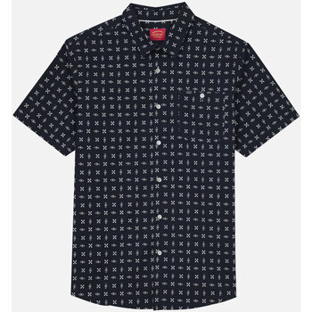 Oxbow Overhemd Lange Mouw Overhemd met korte mouwen in microprint CHAVES