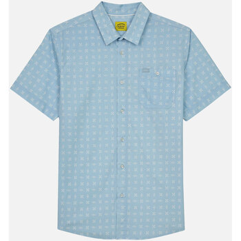 Oxbow Overhemd Lange Mouw Overhemd met korte mouwen in microprint CHAVES