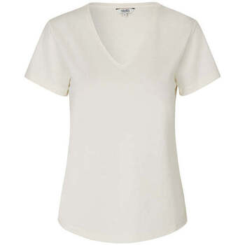 MbyM T-shirt Korte Mouw Basic wit V-hals T-shirt Luvanna