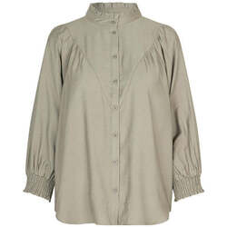 Textiel Dames Tops / Blousjes Mbym Groene blouse Dayan Groen