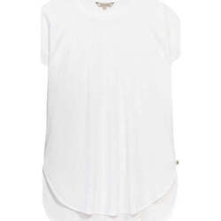 Textiel Dames T-shirts korte mouwen Herrlicher Wit basic duurzaam T-Shirt Liljana Wit