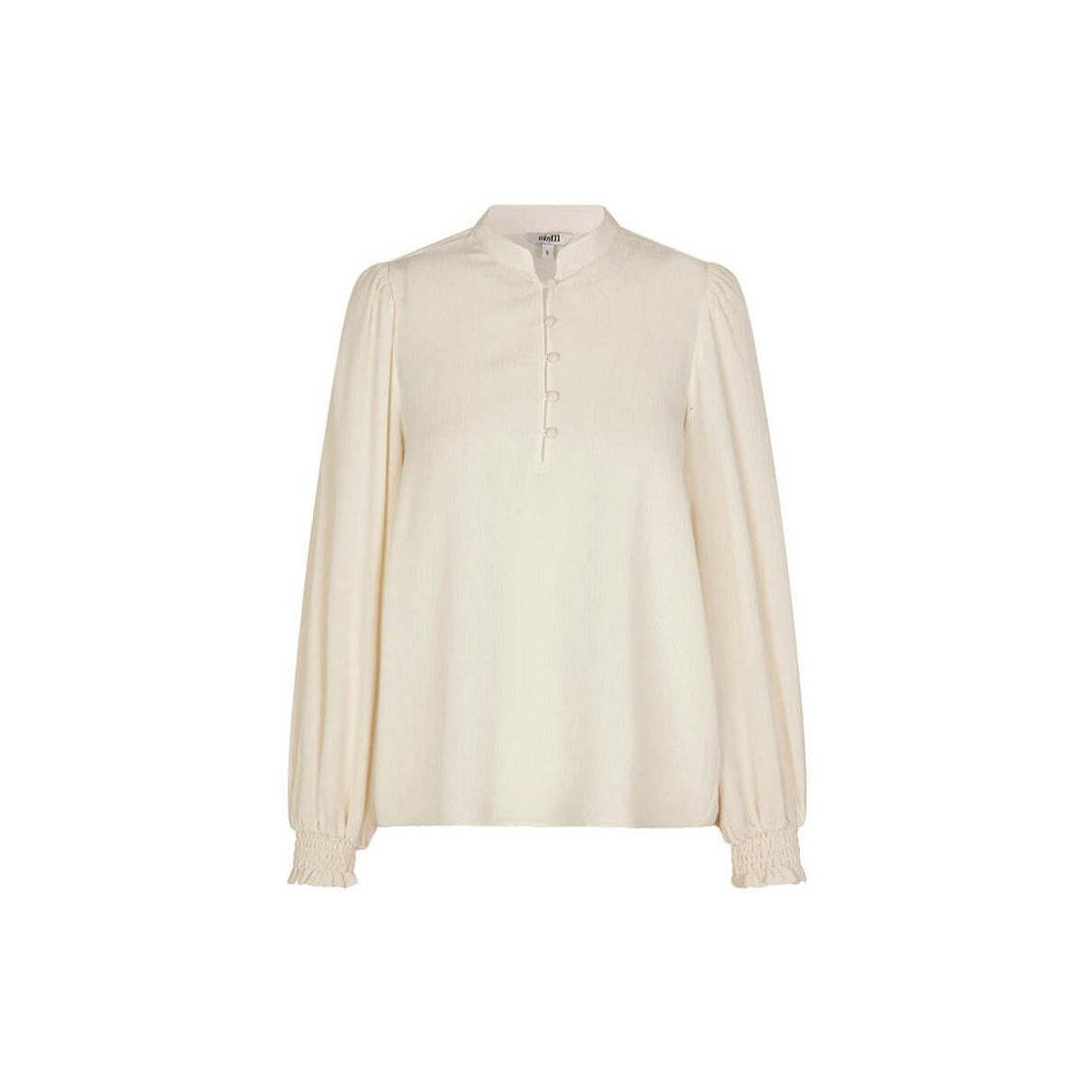 Textiel Dames Tops / Blousjes Mbym Witte blouse Edeline Wit