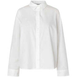 Textiel Dames Tops / Blousjes Modström Witte blouse Percy Wit