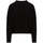 Textiel Dames Truien Coster Copenhagen Zwarte anti-pil trui met ronde hals Zwart
