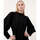 Textiel Dames Jurken Frnch Zwarte jurk met open rug Cecilia Zwart