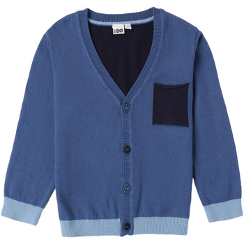 Textiel Jongens Sweaters / Sweatshirts Ido Cardigan Scaldacuore Blauw