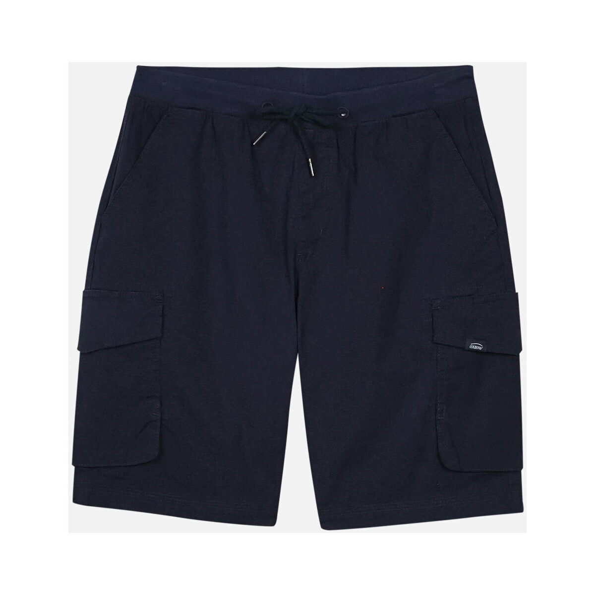 Textiel Heren Korte broeken / Bermuda's Oxbow Cargoshort met elastische tailleband OTIKO Blauw