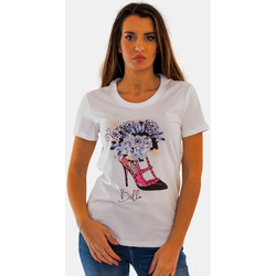 Textiel Dames T-shirts & Polo’s Fracomina FR24ST3004J40108 Kleurloos