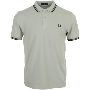 Textiel Heren T-shirts & Polo’s Fred Perry Twin Tipped Grijs