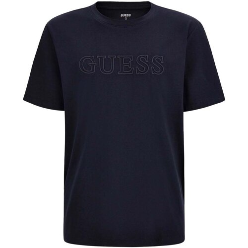 Textiel Heren T-shirts korte mouwen Guess Z2YI11 J1314 Blauw