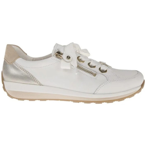 Schoenen Dames Lage sneakers Ara 12-34587 DAYTONACALF 2 WHITE/CAMEL 3160 Wit