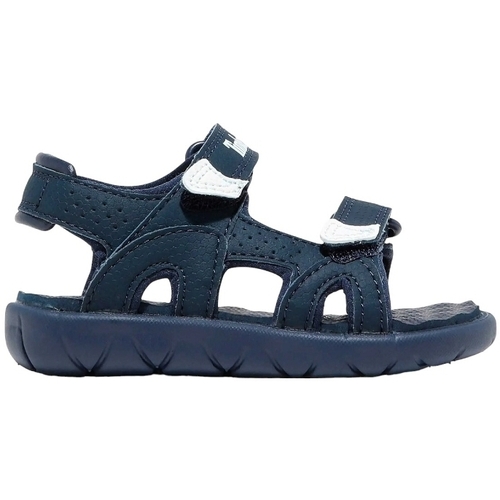 Schoenen Jongens Sandalen / Open schoenen Timberland PERKINS ROW 2 STRAP Blauw