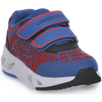 Schoenen Jongens Sneakers Lumberjack M0189 2 VELCRO SNEAKER Blauw