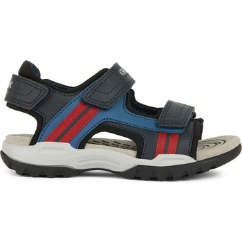 Schoenen Jongens Sandalen / Open schoenen Geox BOREALIS J450RA SANDALEN Blauw