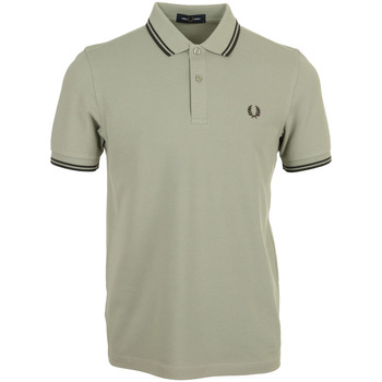 Textiel Heren T-shirts & Polo’s Fred Perry Twin Tipped Grijs