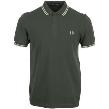 Textiel Heren T-shirts & Polo’s Fred Perry Twin Tipped Groen