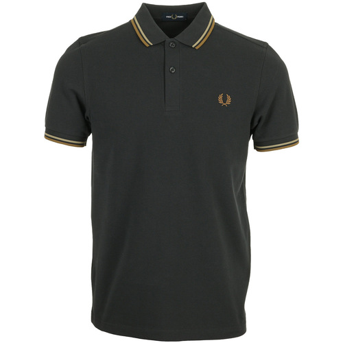 Textiel Heren T-shirts & Polo’s Fred Perry Twin Tipped Bruin