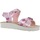 Schoenen Meisjes Sandalen / Open schoenen Geox J SANDAL COSTAREI GI Roze