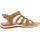 Schoenen Dames Sandalen / Open schoenen Geox D SANDAL VEGA Bruin