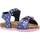 Schoenen Meisjes Sandalen / Open schoenen Geox B SANDAL CHALKI GIRL Blauw