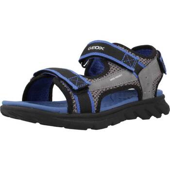 Schoenen Jongens Sandalen / Open schoenen Geox J SANDAL AIRADYUM B Blauw