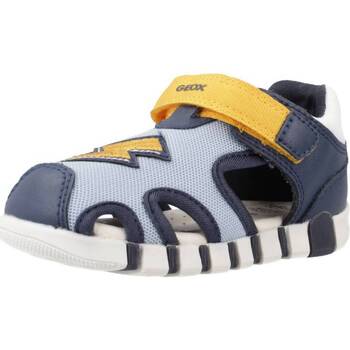 Schoenen Jongens Sandalen / Open schoenen Geox B SANDAL IUPIDOO B Blauw