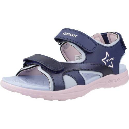 Schoenen Meisjes Sandalen / Open schoenen Geox J VANIETT GIRL Blauw