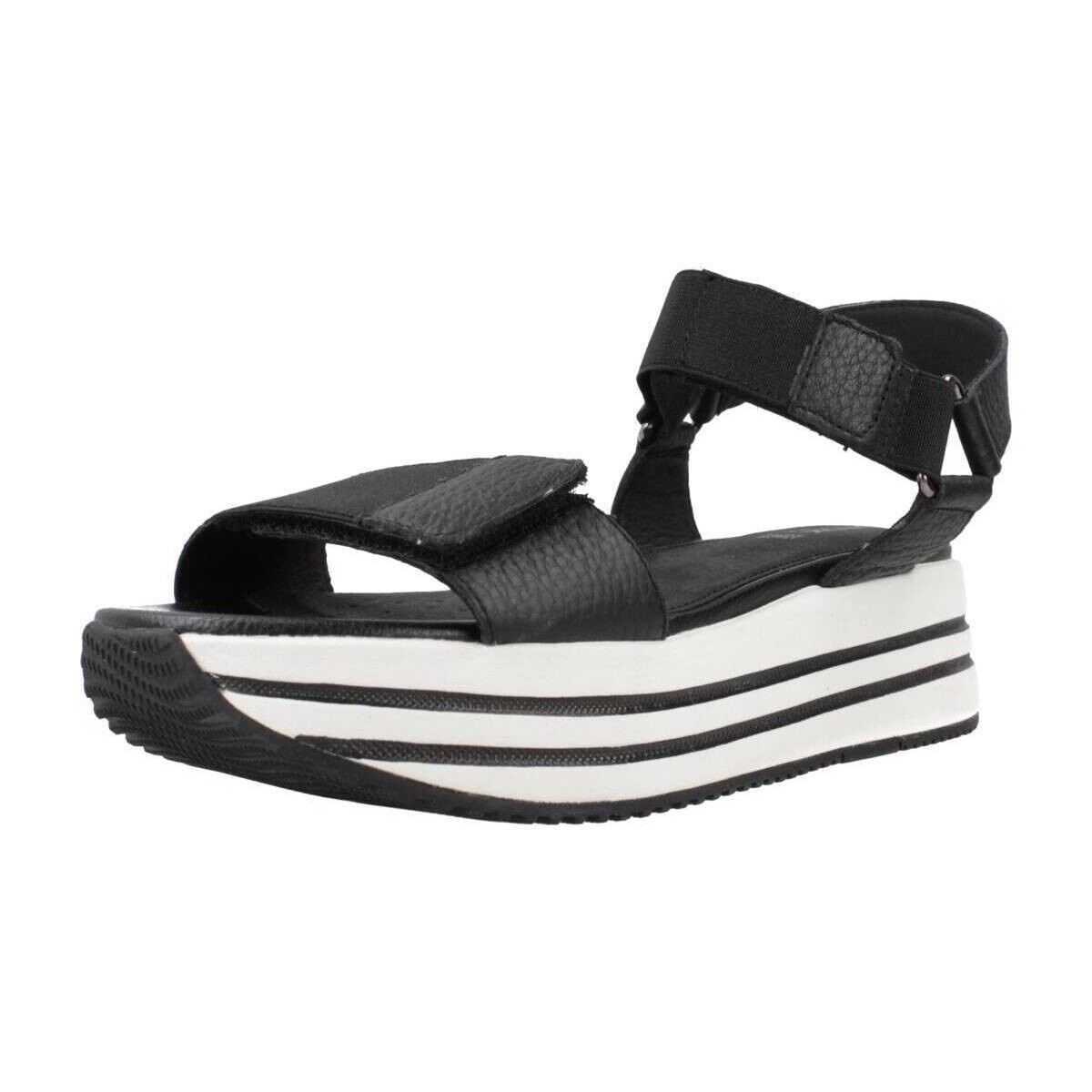 Schoenen Dames Sandalen / Open schoenen Geox D SANDAL KENCY Zwart