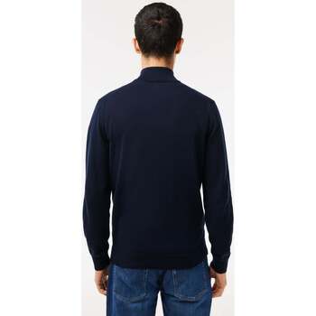 Lacoste Zip through sweater Blauw
