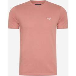 Textiel Heren T-shirts & Polo’s Barbour Essential sports tee Roze
