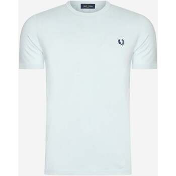 Textiel Heren T-shirts & Polo’s Fred Perry Ringer t-shirt Blauw