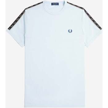 Fred Perry Contrast tape ringer t-shirt Grijs