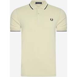 Textiel Heren T-shirts & Polo’s Fred Perry Twin tipped  shirt Zwart