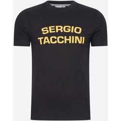 Textiel Heren T-shirts & Polo’s Sergio Tacchini Rocco tee Zwart