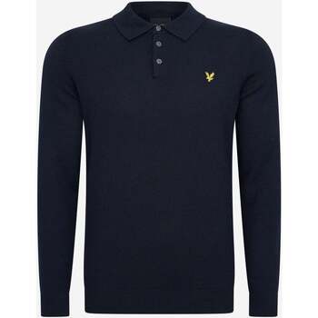 Textiel Heren Polo's lange mouwen Lyle & Scott Long sleeve knitted polo shirt Other
