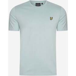 Textiel Heren T-shirts & Polo’s Lyle & Scott Plain t-shirt Blauw
