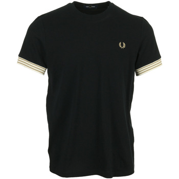 Fred Perry T-shirt Korte Mouw Stripped Cuff