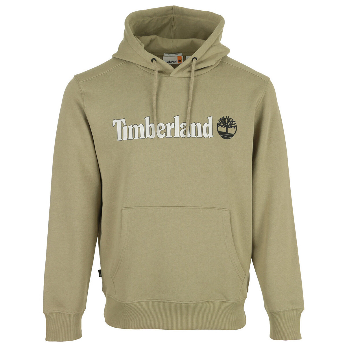 Textiel Heren Sweaters / Sweatshirts Timberland Linear Logo Hoodie Beige