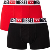 Ondergoed Heren BH's Diesel 2 Pack Damien Trunks Zwart