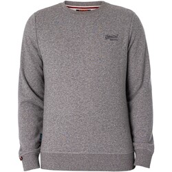 Textiel Heren Sweaters / Sweatshirts Superdry Essentieel logo-sweatshirt Grijs