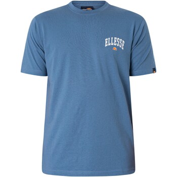 Textiel Heren T-shirts korte mouwen Ellesse Harvardo-T-shirt Blauw