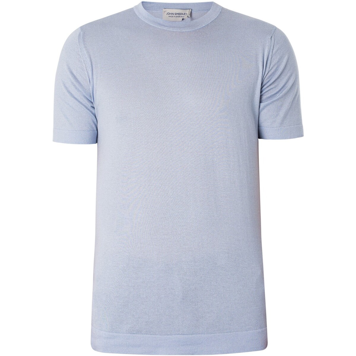 Textiel Heren T-shirts korte mouwen John Smedley Lorca welted T-shirt Blauw