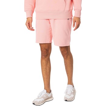 Textiel Heren Korte broeken / Bermuda's Gant Normale Shield-sweatshorts Roze
