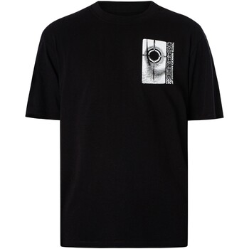 Textiel Heren T-shirts korte mouwen Edwin Tokyo Ninkyo-T-shirt Zwart