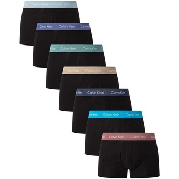 Ondergoed Heren Boxershorts Calvin Klein Jeans 7-pack katoenen stretchbroeken met lage taille Zwart