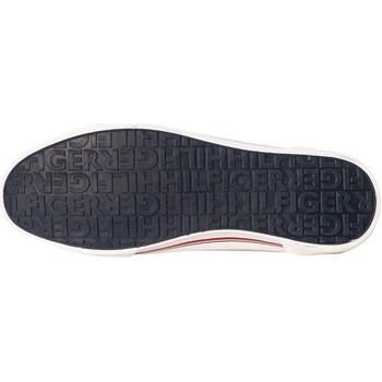Tommy Hilfiger Core Corporate Vulc Canvas-sneakers Grijs
