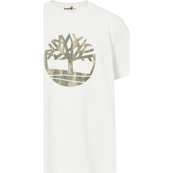 Textiel Heren T-shirts korte mouwen Timberland 227626 Wit