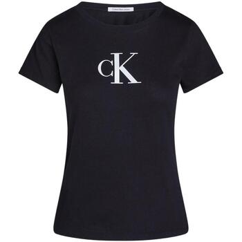 Textiel Dames T-shirts & Polo’s Calvin Klein Jeans  Zwart