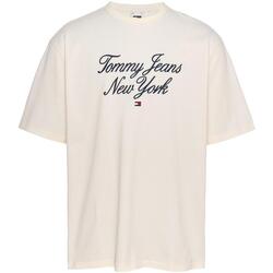 Textiel Heren T-shirts korte mouwen Tommy Jeans  Wit